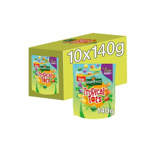 Rowntree's Tropical Tots Vegan Sharing Bags 10x140g