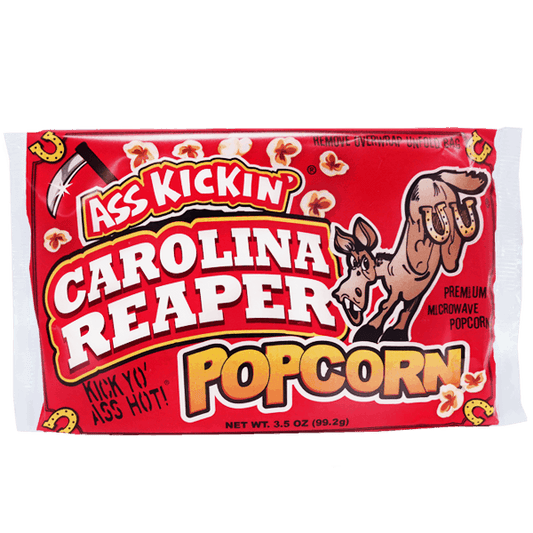 Ass Kickin Microwave Popcorn Carolina Reaper Single x12