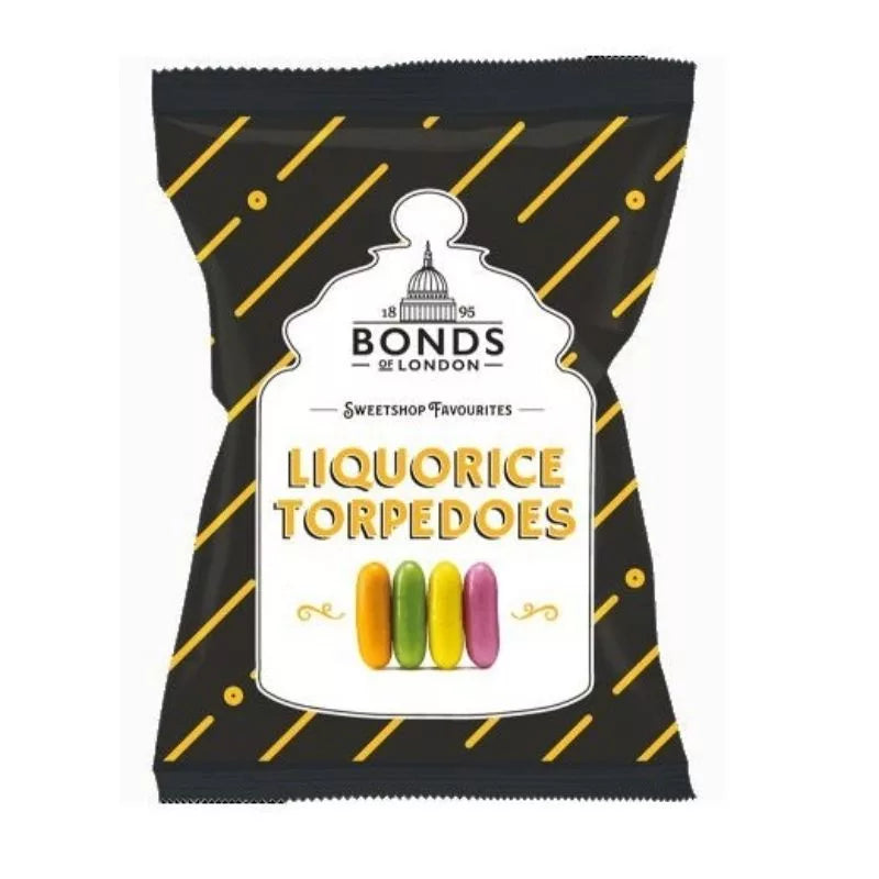 Bonds Liquorice Torpedoes 12x120g