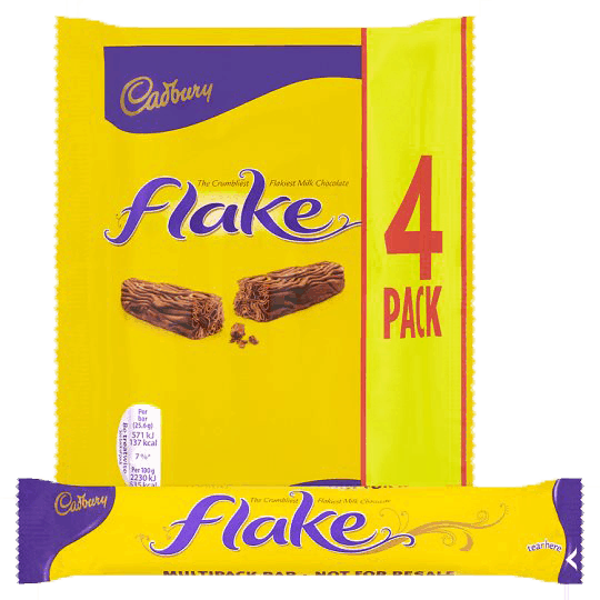 British Cadbury Flake 4 Pack 20x80g