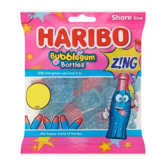 Haribo Bubblegum Bottles Zing pm 12x160g