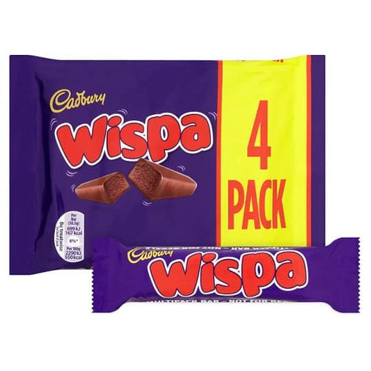 British Cadbury Wispa 4pk 11x94.8g