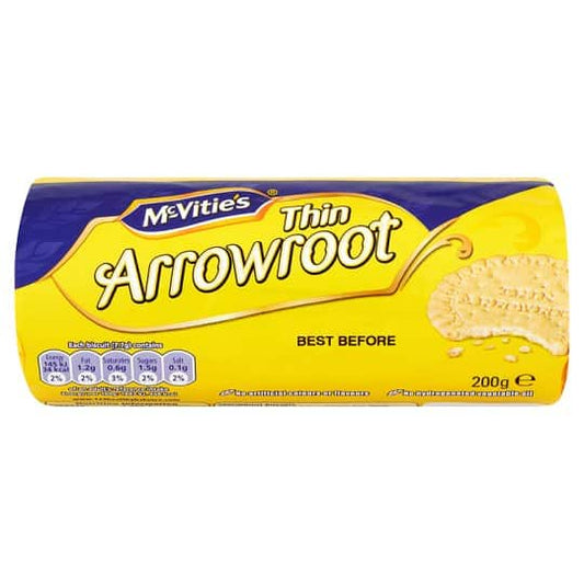 McVities Thin Arrowroot 12x200g