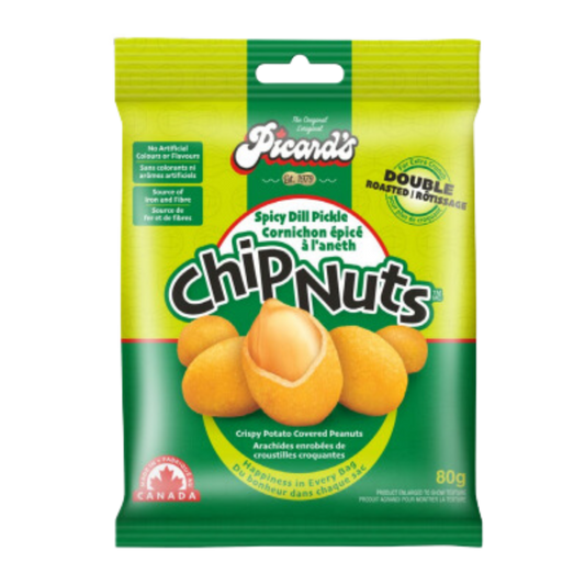 Picard's Chip Nuts Spicy Dill Pickle 12x80g