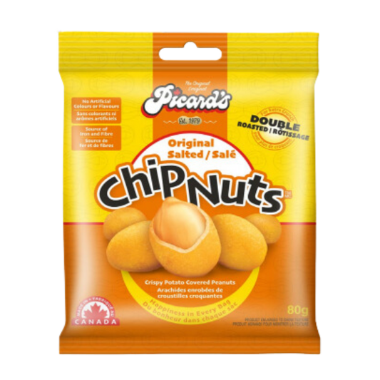 Picard's Chip Nuts Original Salted 12x80g