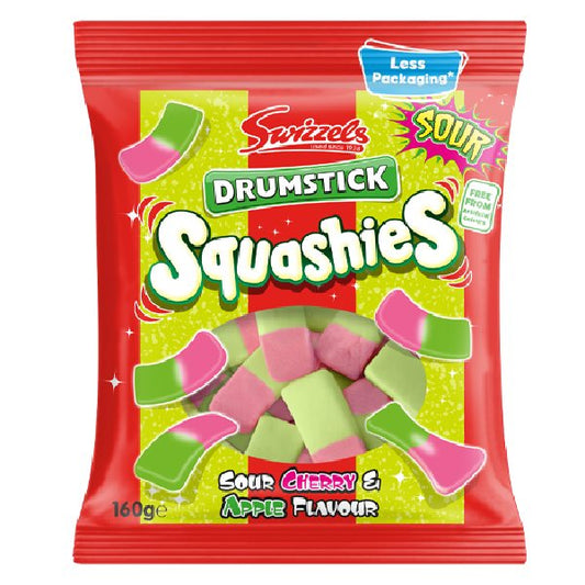 Swizzels Sour Cherry & Apple Drumstick Squashies 12x120g