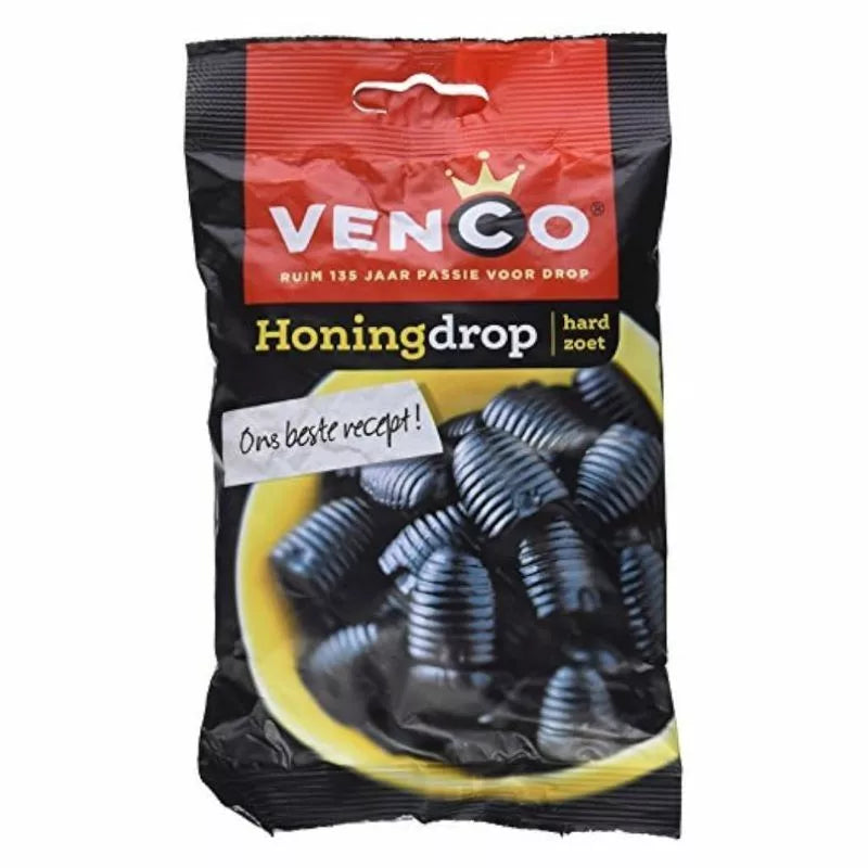 Venco Red Band Honey Licorice (Honingdrop) Bag 12x120g