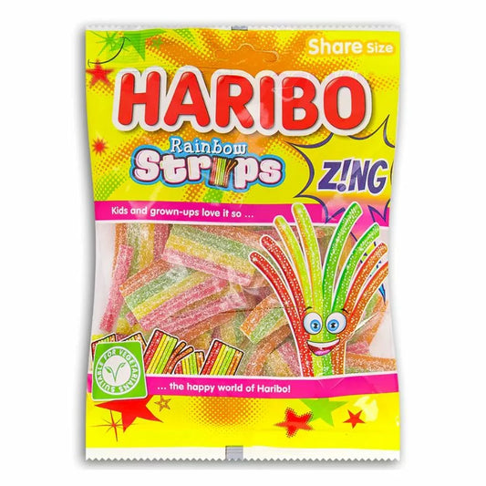 Haribo Rainbow Strips Zing pm 12x130g