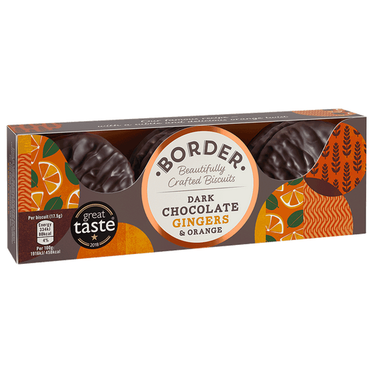 Border Dark Chocolate Ginger & Orange 14x150g