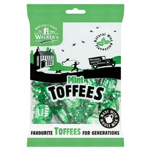 Walkers Toffee Bags Mint 12x150g