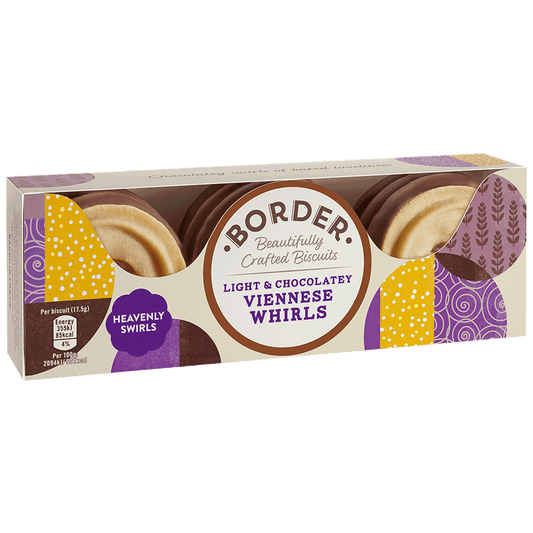 Border Chocolate Viennese Whirls 12x150g